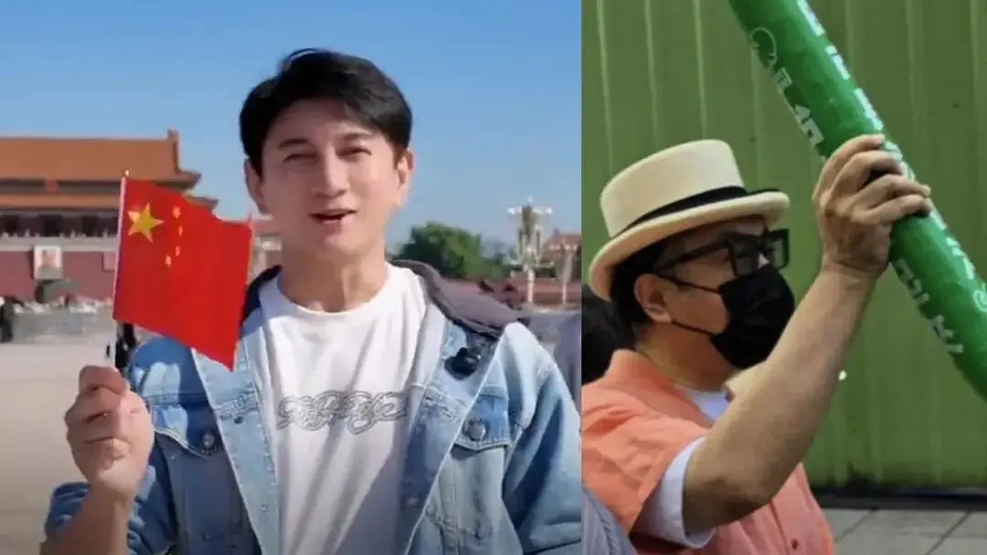 吴奇隆国庆举五星红旗遭岛内报复，他的回应亮了