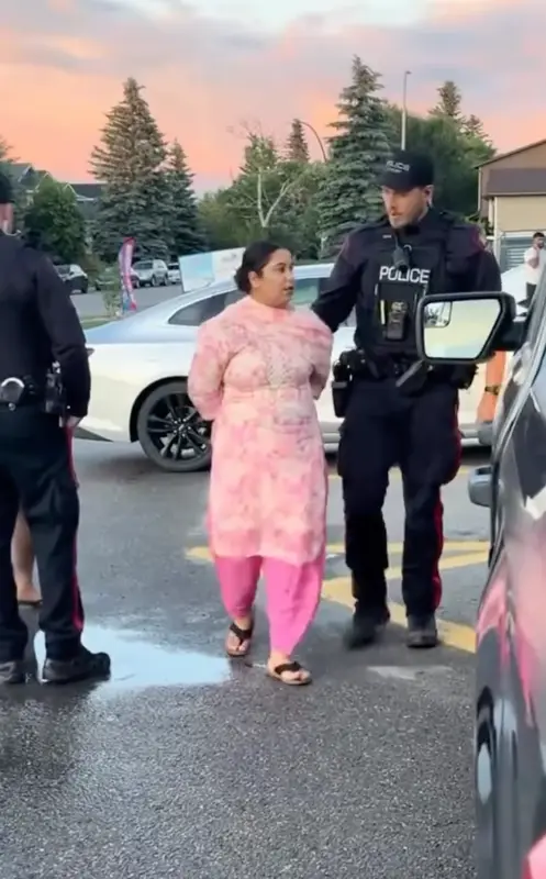 真丢脸！加拿大印度大妈街头狂骂+拖拽路人被抓！Cotsco大妈狂拿免费刀叉，网友大爆更离谱现象