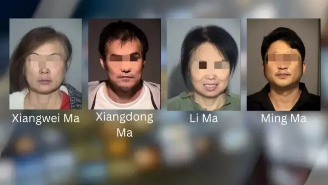 从中国招募女子赴美卖淫 华人一家四口全部被定罪 没收资产
