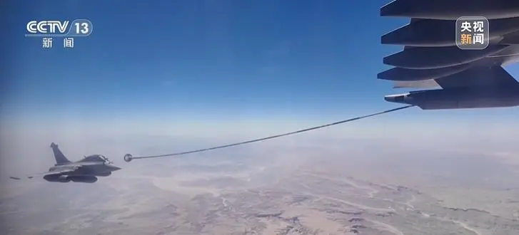 中埃空军联训：加油机为阵风加油，“霹雳-15导弹很厉害”