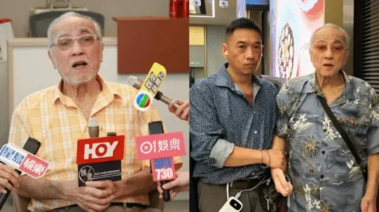 84岁卢海鹏登台，加拿大儿子专程支持
