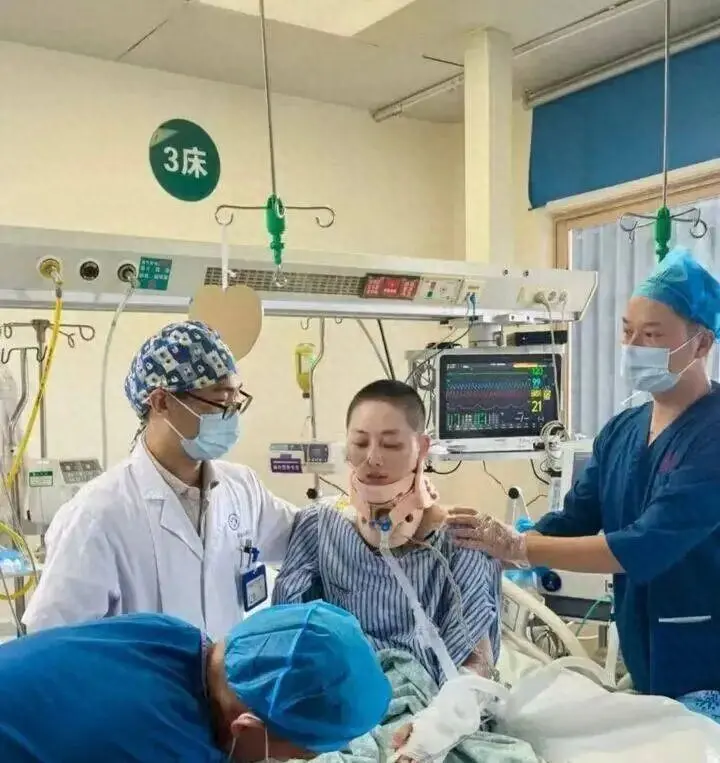 从35楼坠落奇迹生还，女网红右腿被截肢