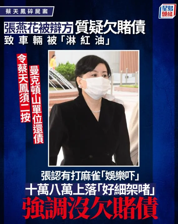 蔡天凤案庭审，三辩方律师围攻蔡母赌博