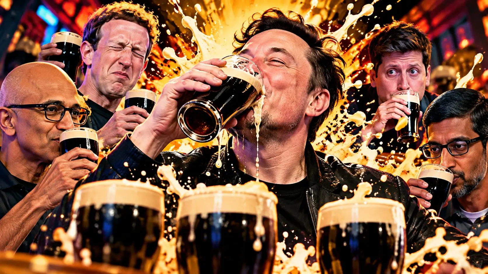马斯克喝了三瓶啤酒！还羞涩上了：平时不咋喝！