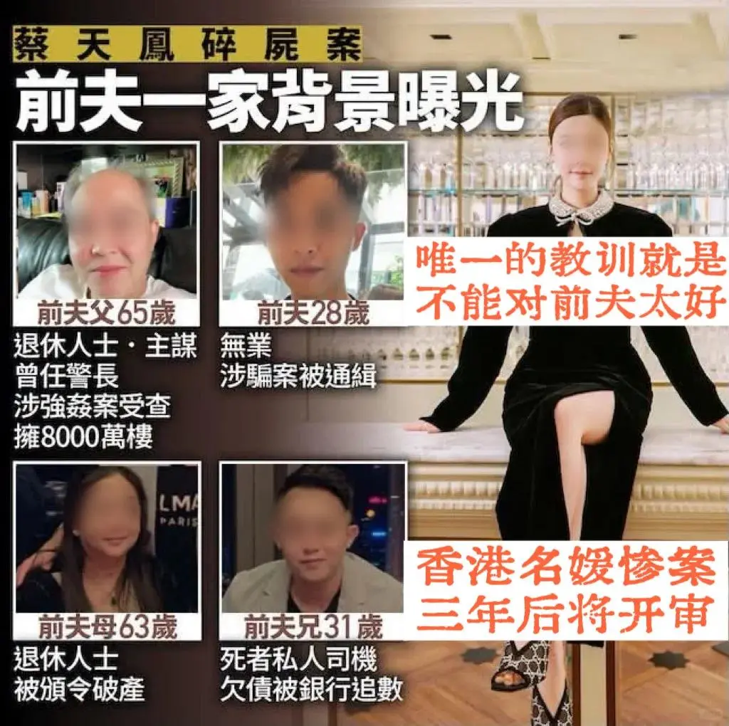 蔡天凤前婆婆曝料！称她和两任丈夫关系乱，三人往来密切互相吃醋