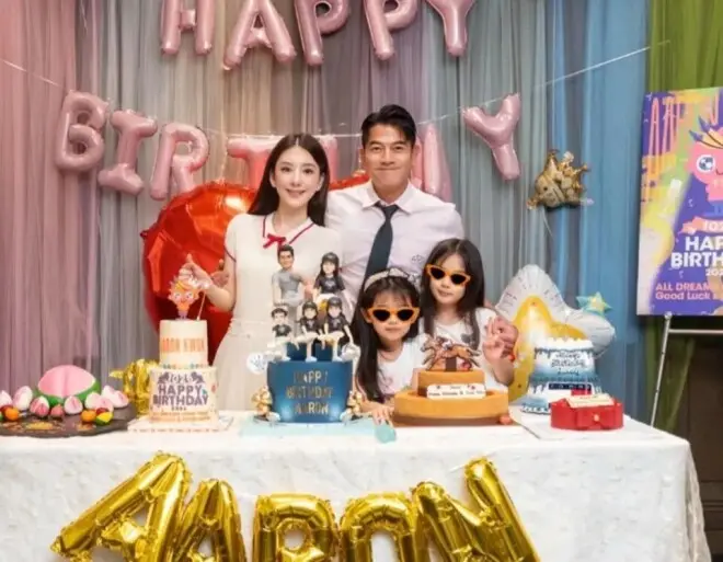 郭富城61岁生日:方媛和女儿把风头全给抢了