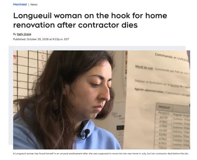 太惨！加拿大女房主家园被烧，筹$27万重建又遇噩梦！承包商突然死亡，9w去向不明，还背18w债务